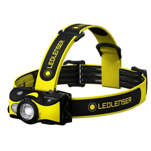 Ledlenser iH9R, Črna/Rumena, Naglavna industrijska svetilka