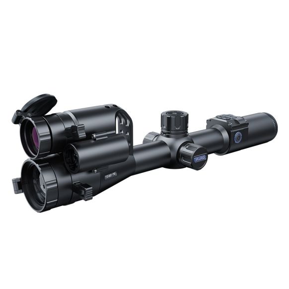 Pard TD32-70 850nm LRF thermal and night vision riflescope with IR illuminator