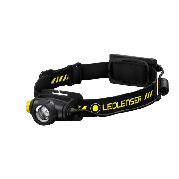 Ledlenser H5R Work, Naglavna polnilna svetilka, Črna/Rumena