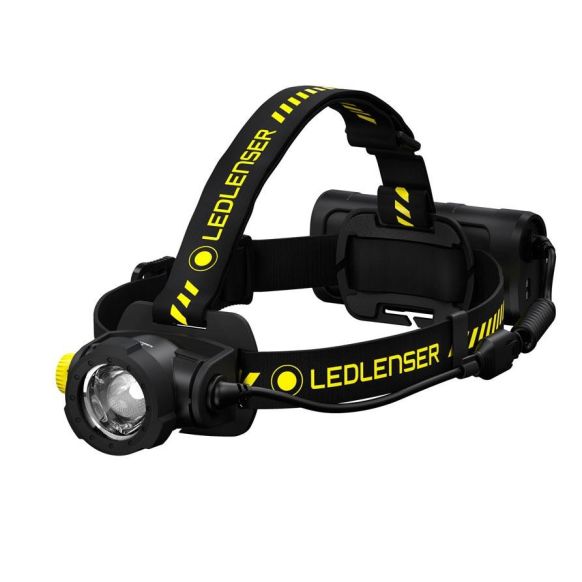 Ledlenser H15R Work, Naglavna polnilna svetilka, Črna/Rumena